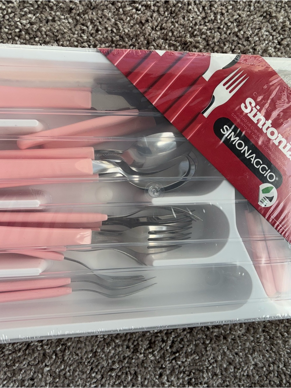 SmonaCci Pink Flatware Set 21-Piece – NWT